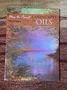 David Crane How to paint landscapes in oils book - new